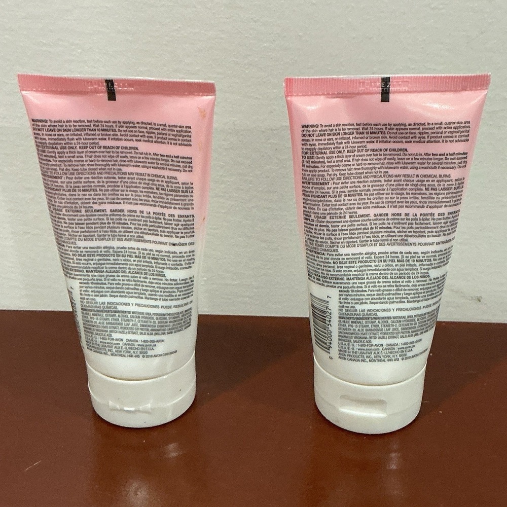 2 Avon Skin So Soft Fresh & Smooth‎ Body Hair Removal Creams 4.2oz New Sensitive - Picture 3 of 3